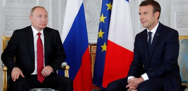 Poutine et Macron affichent leur bonne volonté et... leurs divergences