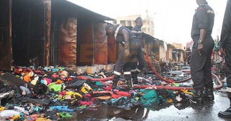Incendie au marché de Mbour : Un commerçant perd 15 millions