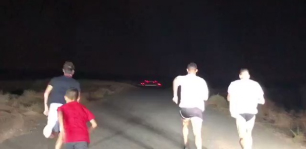 CR7, jogging de nuit dans le désert
