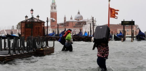 Italie : Dix morts dans les intempéries, Venise sous l'eau