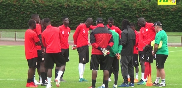Mondial-2018 : Première séance d'entraînement des Lions du Sénégal à Vittel