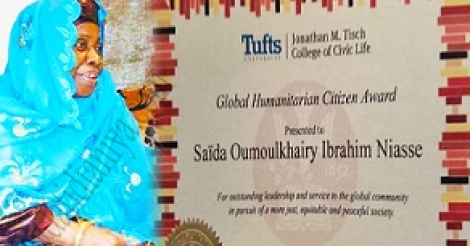 Une université américaine récompense Sayda Oumoulkhairy Niasse, fille de Baye Niasse
