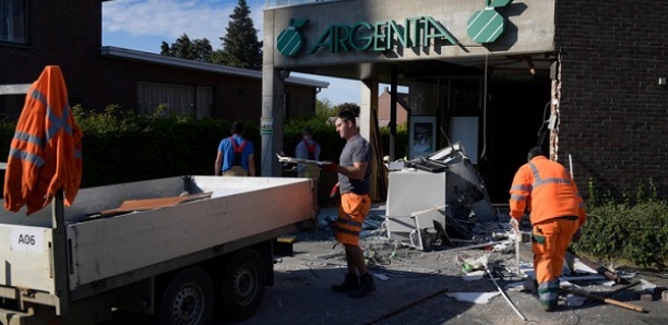 Explosion d'un distributeur de billets Argenta, le butin inutilisable