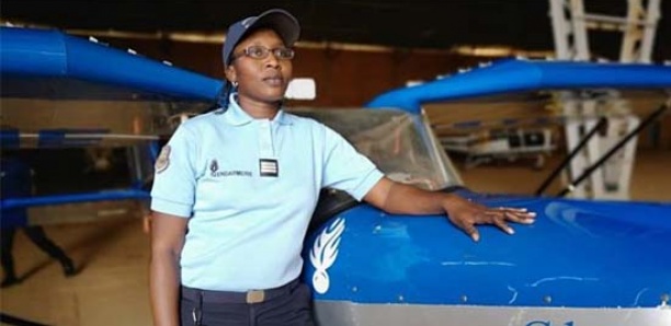 Mame Rokhaya Lo, seule femme pilote de l’armée du Sénégal