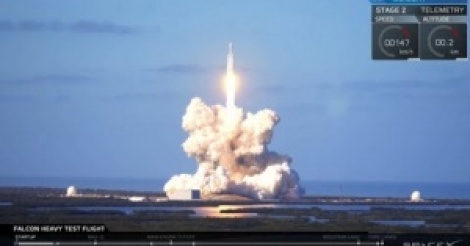 La fusée Falcon Heavy de SpaceX, la plus puissante du monde, a décollé de Floride