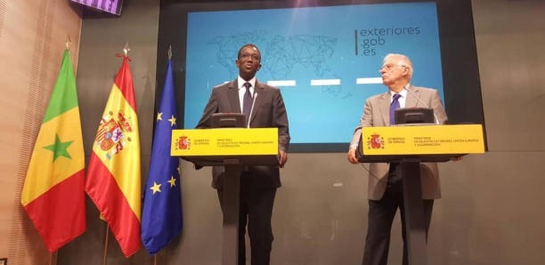 [Photos] Espagne/Sénégal : Amadou Ba et son homologue espagnol signent un accord de coopération