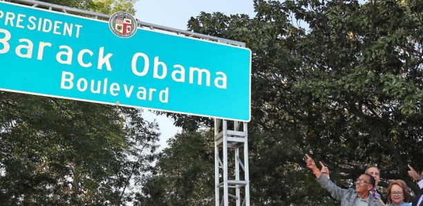 Etats-Unis : Los Angeles inaugure son boulevard du président Barack Obama