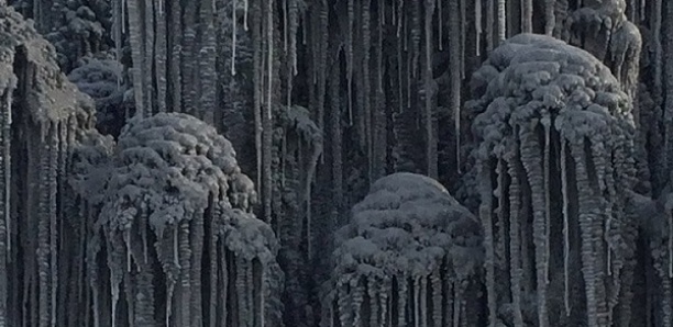 La Sibérie recouverte par de la neige... noire et toxique