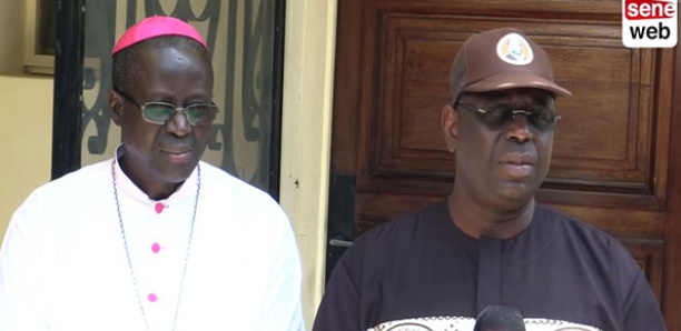 Macky chez l'archevêque de Dakar : 