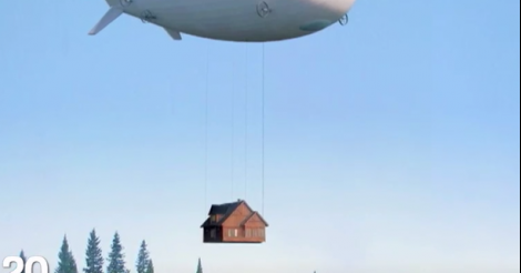 Progrès technologiques : Un Ballon dirigeable capable de transporter une maison de 60 tonnes, Regardez!