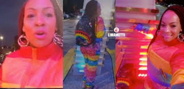 La femme d’Assane Diouf supporte Wally Seck avec sa tenue en couleur