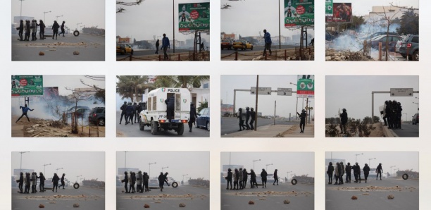 Affrontements entre jeunes et forces de l'ordre devant le siège de Bokk gis gis