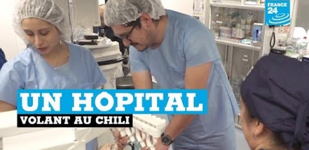 Un avion transformé en hôpital de formation d'ophtalmologues au Chili