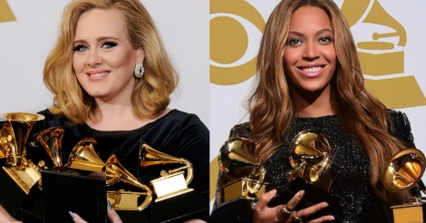 Grammy Awards: Adele triomphe et entre dans l'Histoire