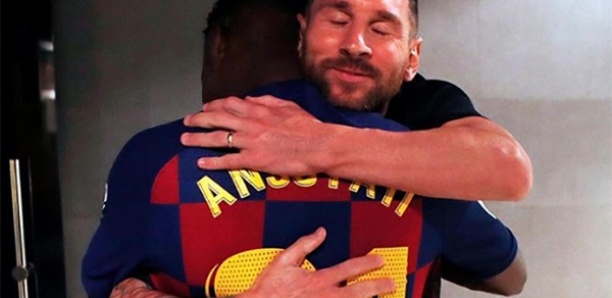 La sublime accolade entre Messi et un grand espoir du Barça
