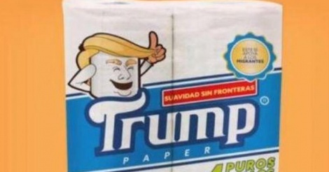 Mexique: du papier toilette à l'effigie de Trump pour aider les migrants