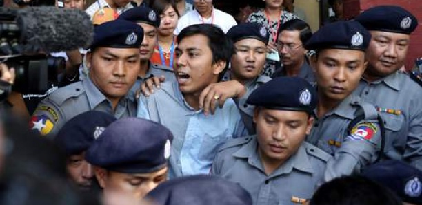 Deux journalistes de Reuters détenus en Birmanie primés par l'Unesco