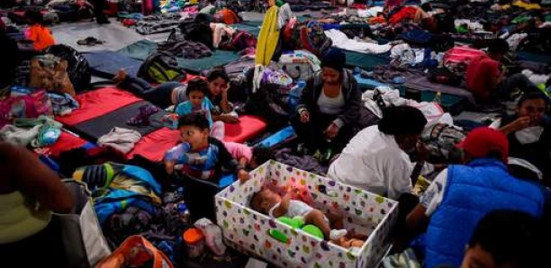 En route pour les USA, 5.500 migrants sont arrivés à Mexico