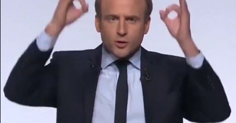 Emmanuel Macron , muscle son discours