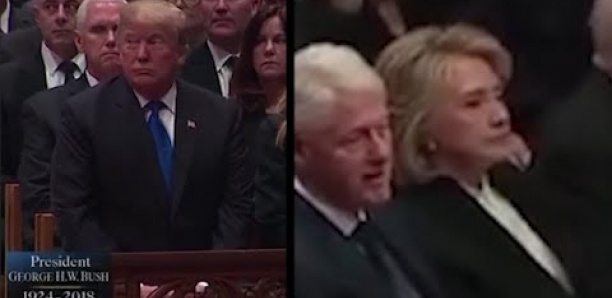 Quand Donald Trump et Hillary Clinton se croisent, c'est glacial [vidéo]