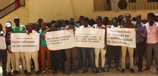 Ambassade du Sénégal au Caire: Les étudiants sénégalais maintiennent la pression sur Talla Fall