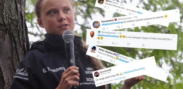 Non, Greta Thunberg n’est pas morte comme annoncé sur Wikipédia et Twitter