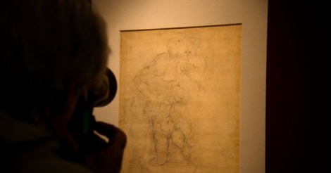 À Rome, un dessin inédit de Michel-Ange exposé au public