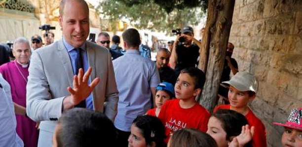 Le prince William sur l'ultra-sensible esplanade des Mosquées