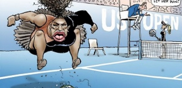 Vent de critiques après la publication en Australie d'une caricature de Serena Williams
