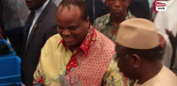 Diamniadio : Le roi Mswati III séduit par la plateforme industrielle