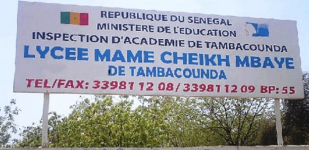 Tambacounda : Le gouverneur menace de fermer le lycée Mame Cheikh Mbaye