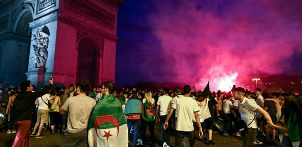 Une famille fauchée, des magasins des Champs-Elysées pillés après la victoire de l'équipe de foot d'Algérie