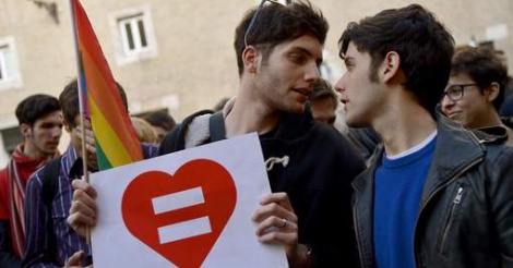L'union civile homosexuelle désormais officielle en Italie