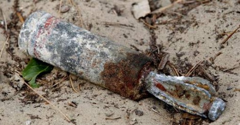 119 obus de la Première Guerre mondiale découverts dans le jardin d'un habitant