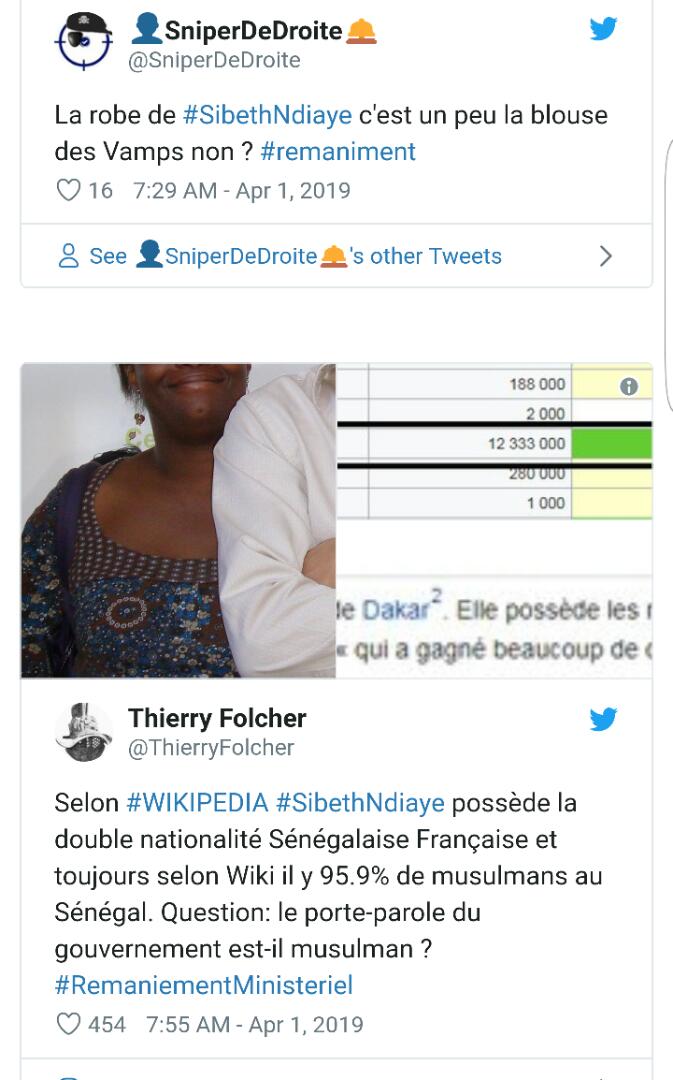 SIBNDIAYE tweets racistes 02 - Senenews - Actualité au Sénégal, Politique, Économie, Sport