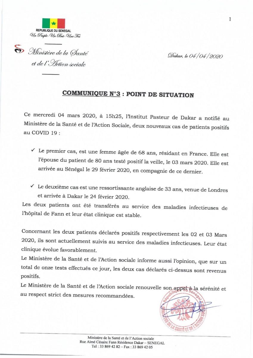 corona new 04 23 2020 07 23 03 - Senenews - Actualité au Sénégal, Politique, Économie, Sport