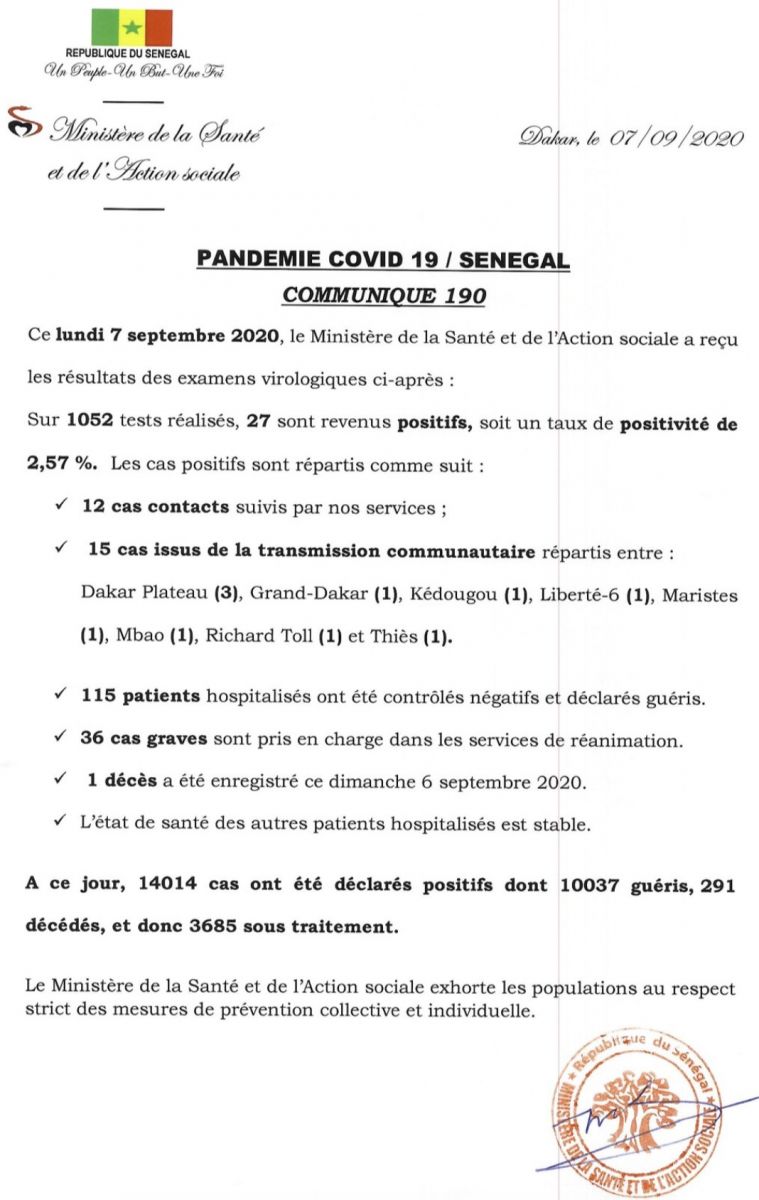 doc coronavirus 07 16 2020 10 16 38 - Senenews - Actualité au Sénégal, Politique, Économie, Sport