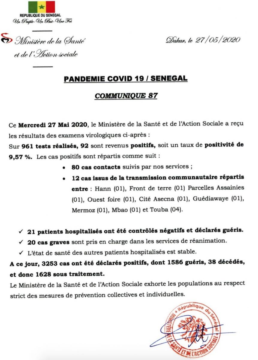 doc coronavirus 27 15 2020 10 15 25 - Senenews - Actualité au Sénégal, Politique, Économie, Sport